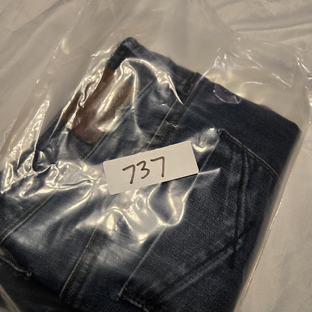 Anthropilogie Unpublished Skinny Jeans 29 Blue Stretch High Rise‎ - Picture 10 of 10